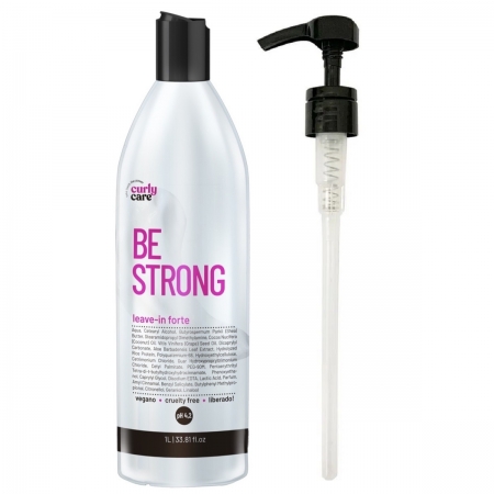 Creme de Pentear e Leave-in Forte Be Strong Curly Care 1000ml