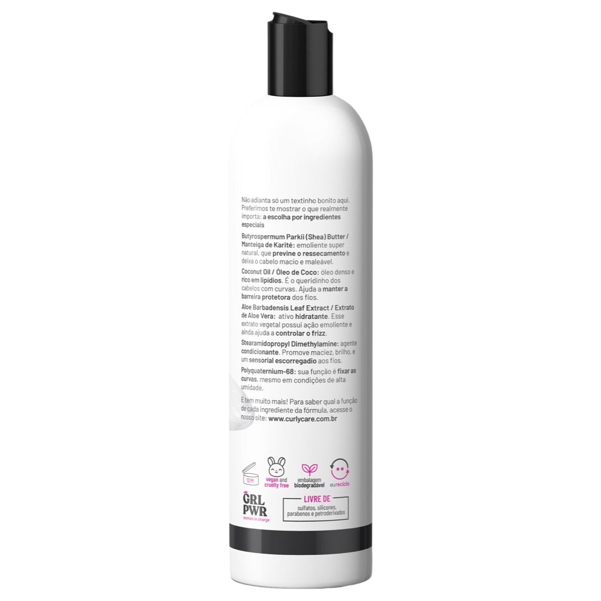 Creme de Pentear e Leave-in Forte Be Strong Curly Care 300ml