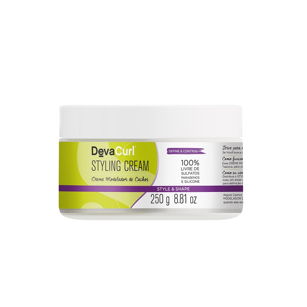 Deva Curl No Poo e One Condition 2x355ml Styling Cream 250g