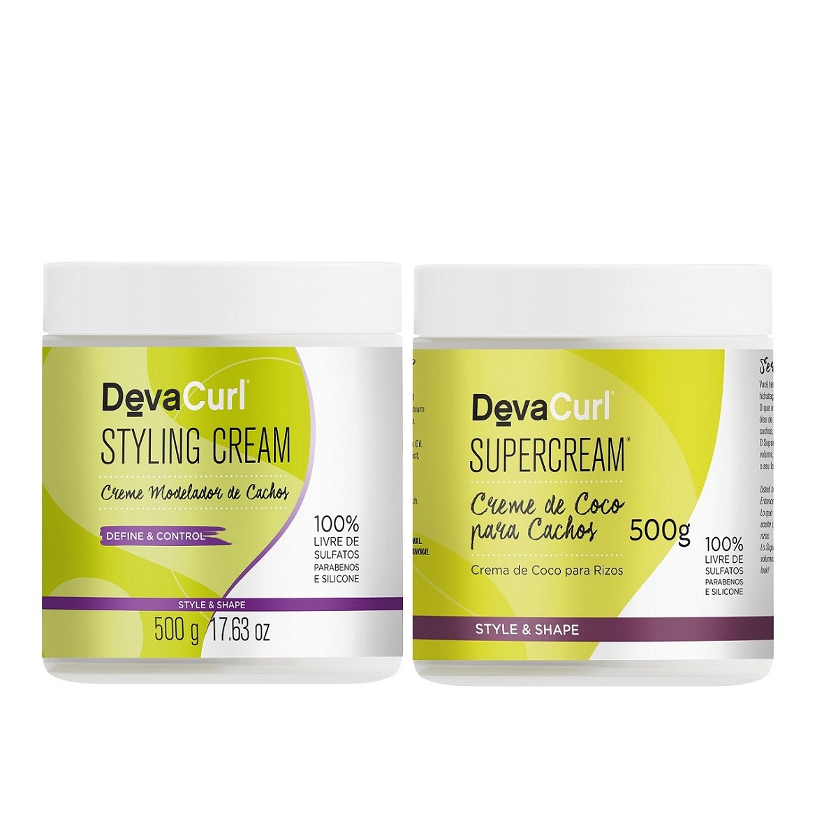 Deva Curl Styling Cream E Supercream De 2x500g