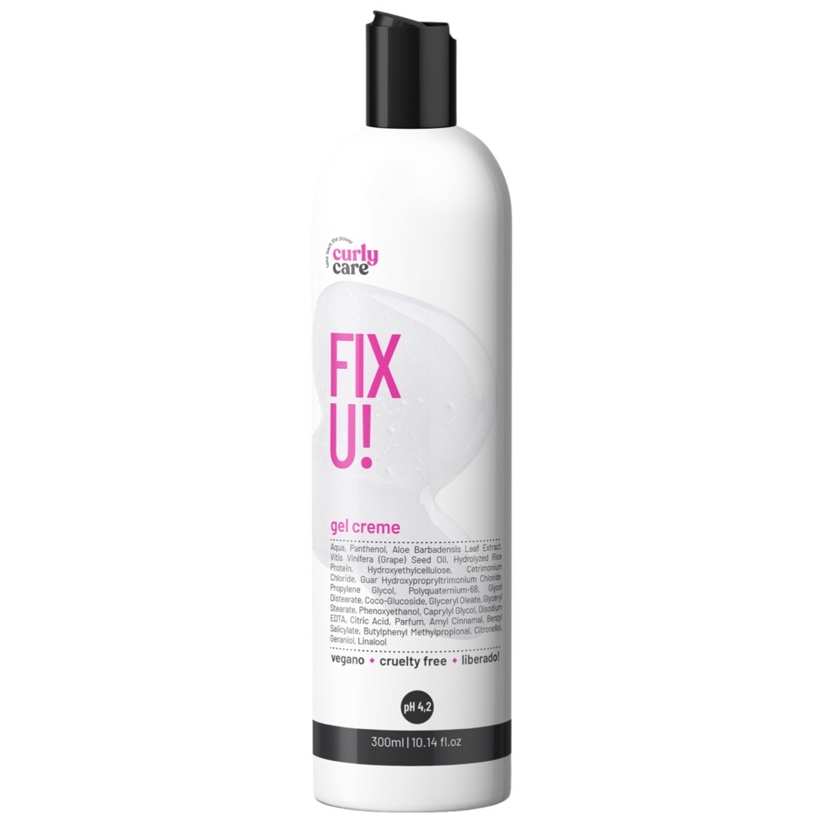 Kit Curly Care - Shampoo, Gel Creme Fixu E Acid C (3 Itens)