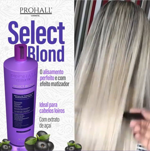 Realinhamento Térmico Capilar Prohall Select Blond 1000ml