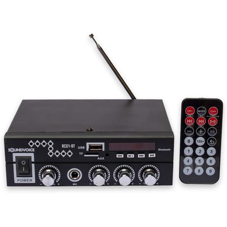 Amplificador Receiver Soundvoice 60 Watts RC01BT