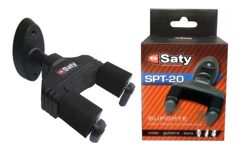 Suporte de Parede Saty SPT-20 Com Trava Automática Instrumentos De Cordas