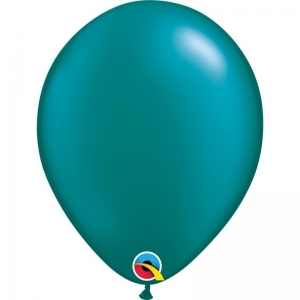 Balão Liso Azul Petróleo Perolado 25 unidades Qualatex