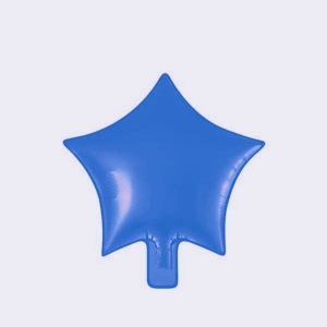 Balão Metalizado Estrela Azul Escuro 20