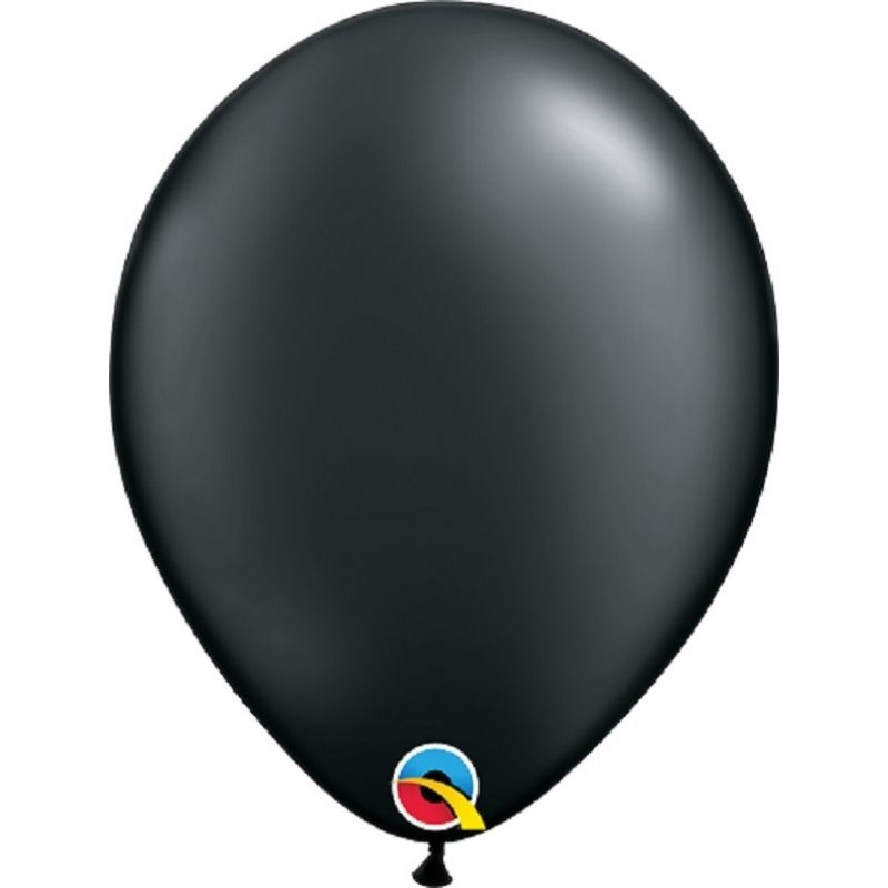 Balão Liso Preto Onix Perolado 25 unidades Qualatex