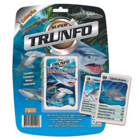 Jogo Super Trunfo Tubarões - 1491 - Grow
