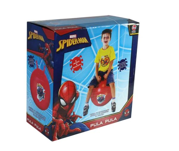 Pula Pula Spiderman - Bola Homem Aranha -Líder Brinquedos