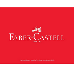 Tesoura Escolar Vai e Vem 15 cm - Faber Castell - Azul