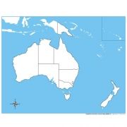 Controle para Mapa da Austrália sem Partes Nomeadas