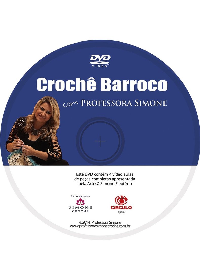DVD Crochê Barroco Professora Simone