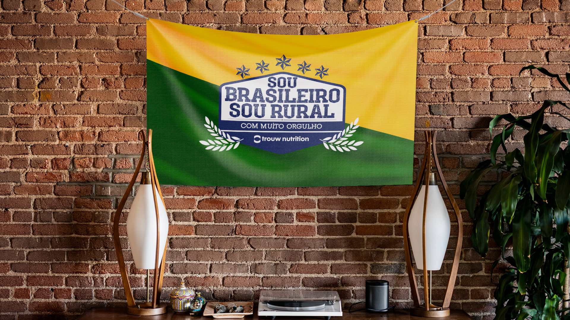 Bandeira Sou Brasileiro Sou Rural