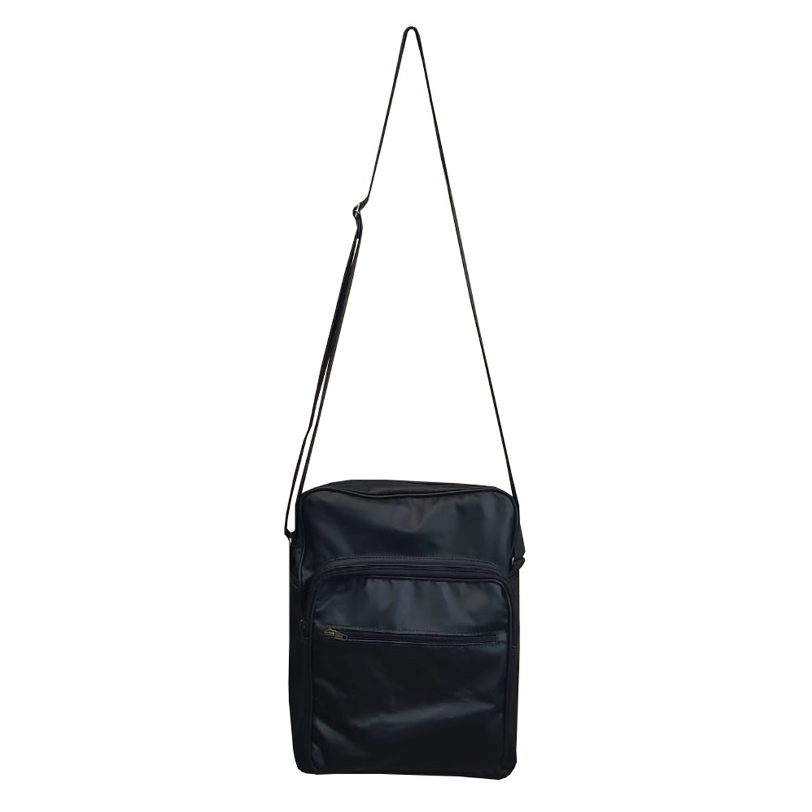 Bolsa Bag Masculina em Couro com Alça Ajustável Fechamento a Zíper (TN2043WH)