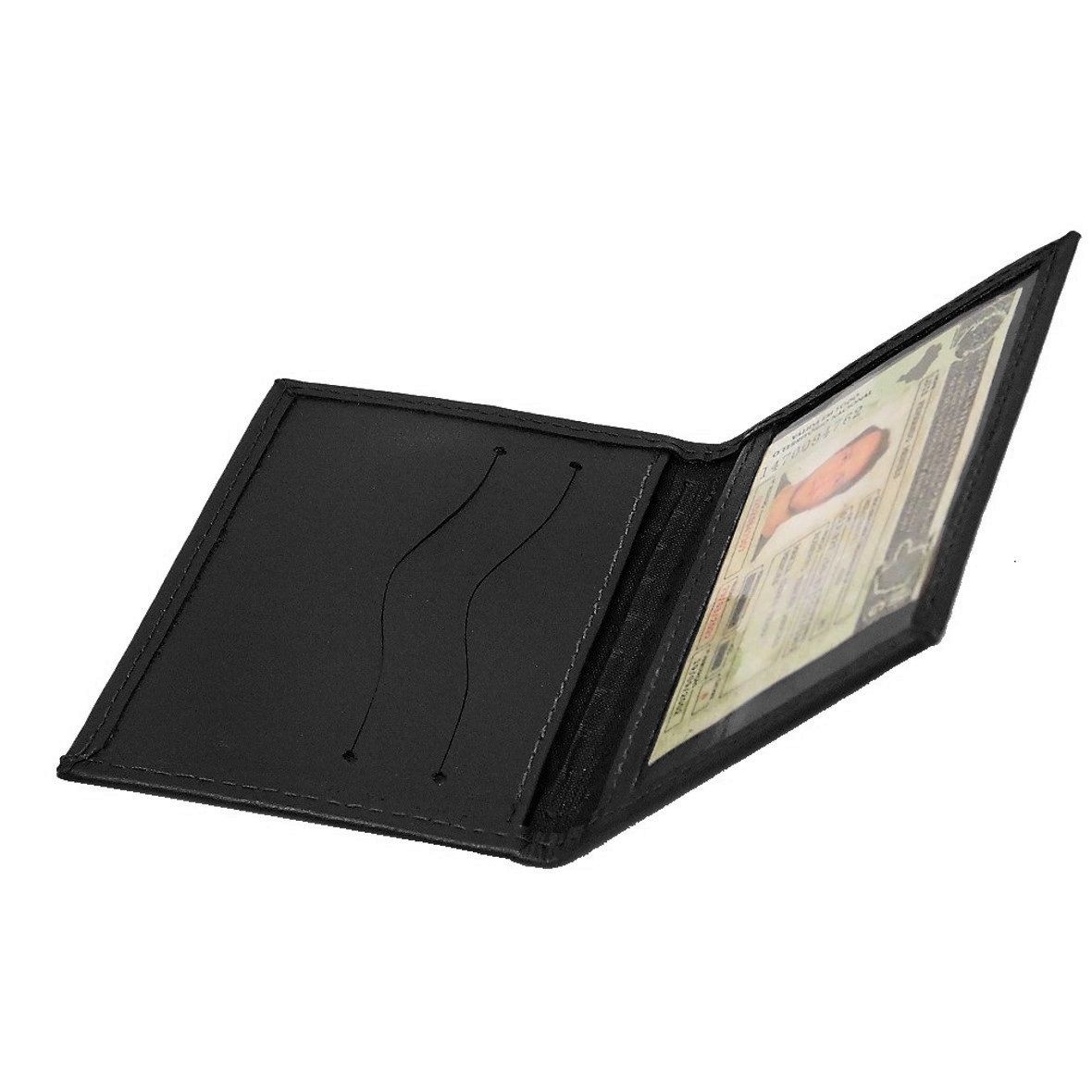 Mini Carteira 02 - Carteira Pequena de Bolso em Couro (383TN02) Slim - Porta CNH, Cartões, Cédulas