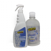 KIT Detergente SANILIMP WAASH Prevenção contra VÍRUS  Frasco 500 ML + Álcool em Gel WAASH 500 ML