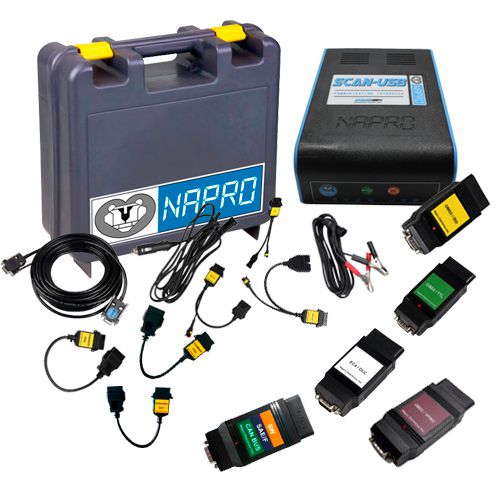 Scanner Automotivo PC-SCAN3000 FL Versão 21 c/ 14 cabos e conectores NAPRO