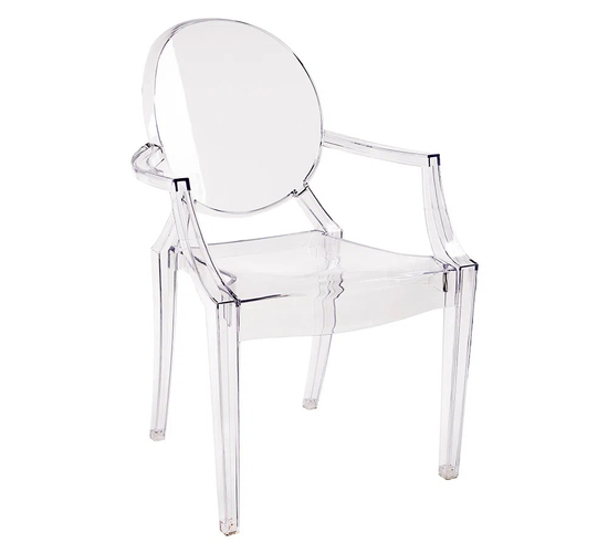 Cadeira Invisible com Braço OR Design