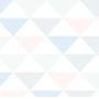 Papel de Parede - Triângulo Inverso Azul e Rosa