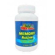 Memory Active Complexo Memória Vitaminas A C B1 D E K2 Colina Potassio 120 Cápsulas 500mg - Rei Terra