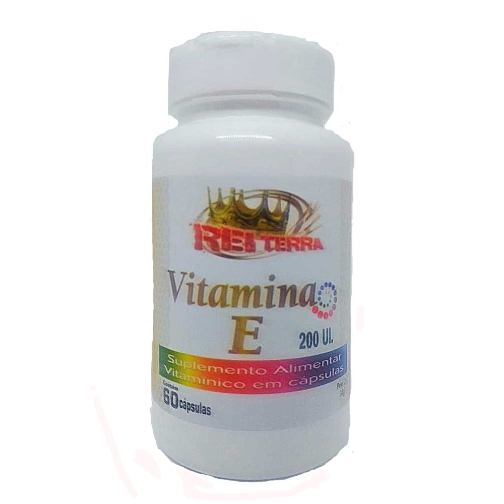 Vitamina E 60 Cápsulas 200 Ui - Rei Terra