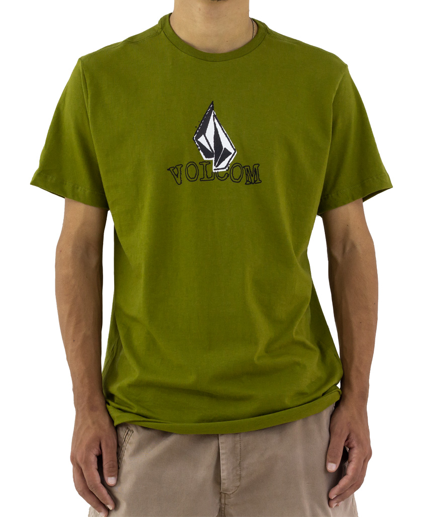 Camiseta Volcom Supple Verde Oliva