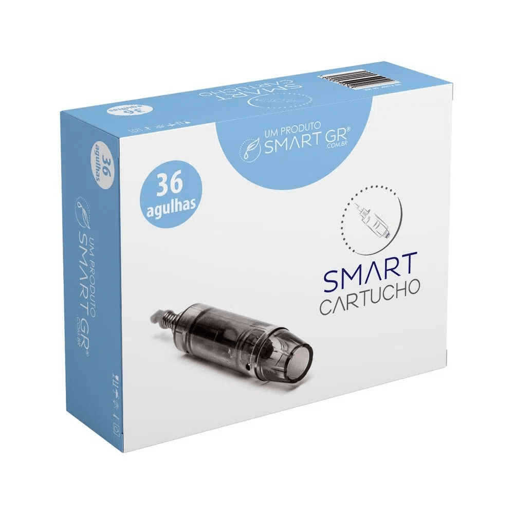 Cartucho Smart Derma Pen Preto - Kit com 10 unidades - 36 agulhas - Smart GR