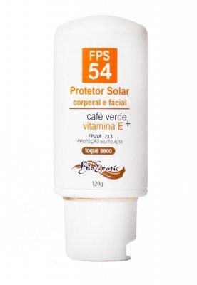 Protetor Solar Corporal e Facial FPS 54 - Toque Seco - Bio Exotic