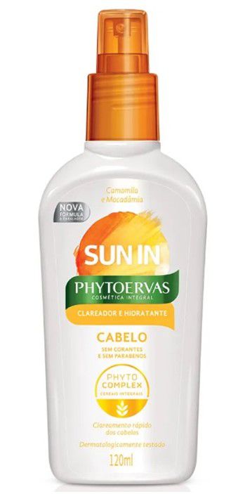 Clareador e hidratante capilar phytoervas sun in 120 ml