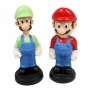 Kit Colecionável Em Resina Mario Bross e Luigi