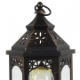 Lanterna Marroquina Dourada Decorativa C/ Lâmpada LED 27cm We Make