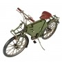 Miniatura Metal Retro Bicicleta Verde 30cm
