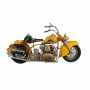 Moto De Metal Decorativa Indian Amarela 1808 Verito