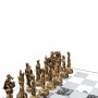 Tabuleiro de xadrez Luxo Cavaleiros Medievais 3D Verito