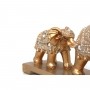 Trio Decor Golden Elefantes Luxo Verito