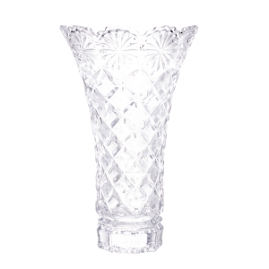 Vaso de Cristal Diamond Star 18x30cm Lyor