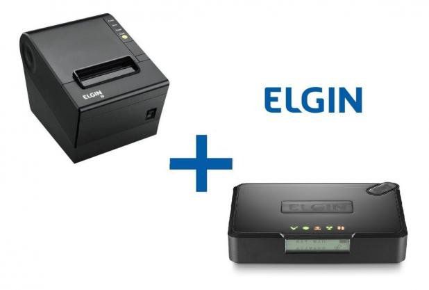KIT SAT Elgin SMART S@T + impressora Elgin i9 USB / GUILHOTINA  - Loja Campinas WCOM Soluções