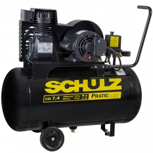 Compressor Ar SCHULZ PRATIC AIR Portatil CSI 7.4/50L 1,5CV