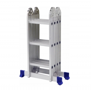 Escada Articulada Multifuncional Aluminio MOR 4x3 12 degraus