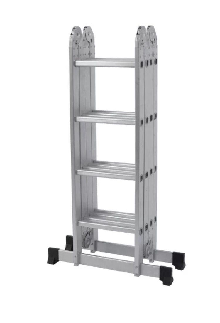 Escada Articulada Multifuncional Aluminio MOR 4x4 16 degraus