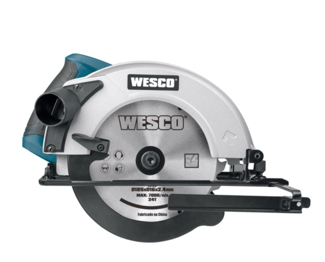 Serra Circular Manual 7.1/4 185mm WESCO 1500w WS3441
