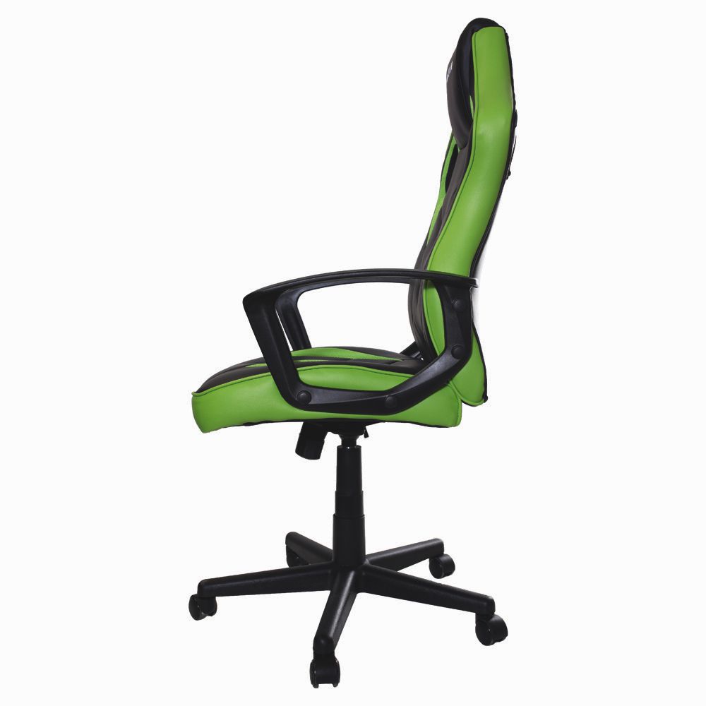 Cadeira Gamer S1 Barata Giratória com Ajuste de Altura Office Setup Game Eaglex Cor Verde