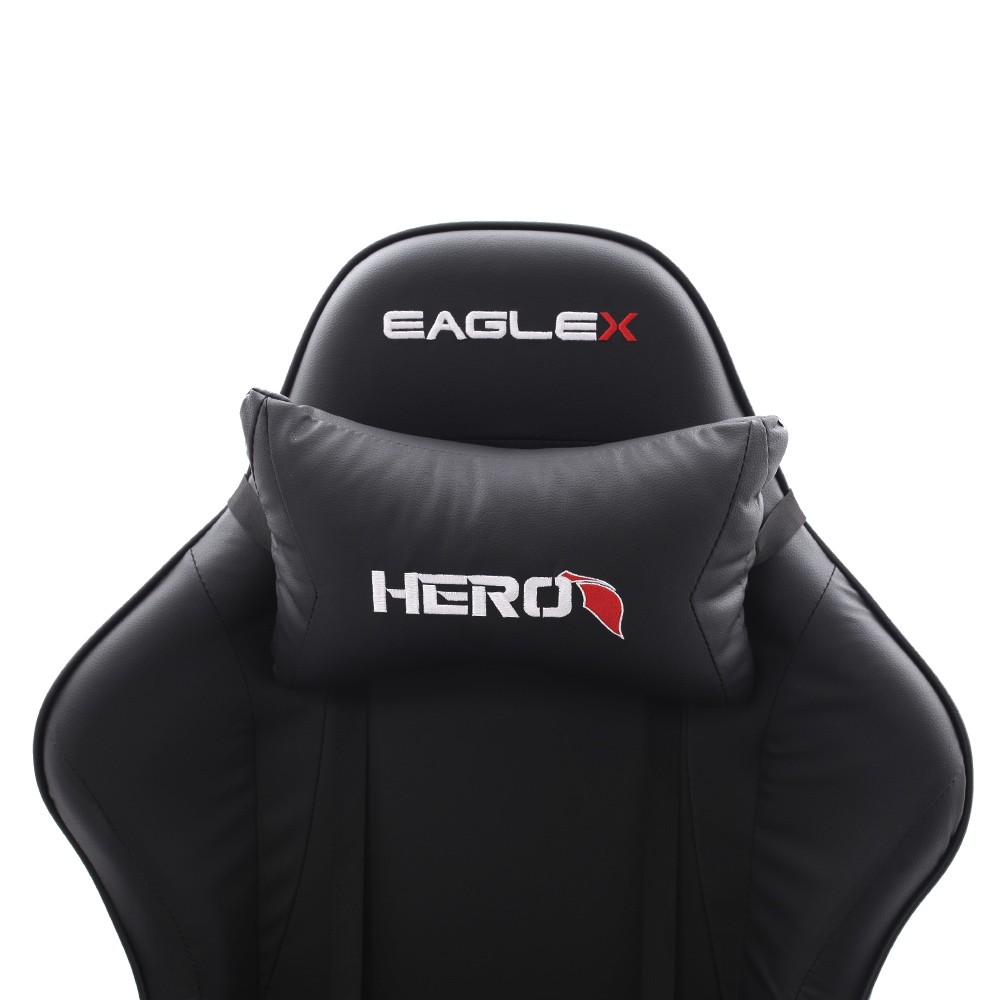Cadeira Gamer EagleX Hero Preta Com Regulagem De Encosto