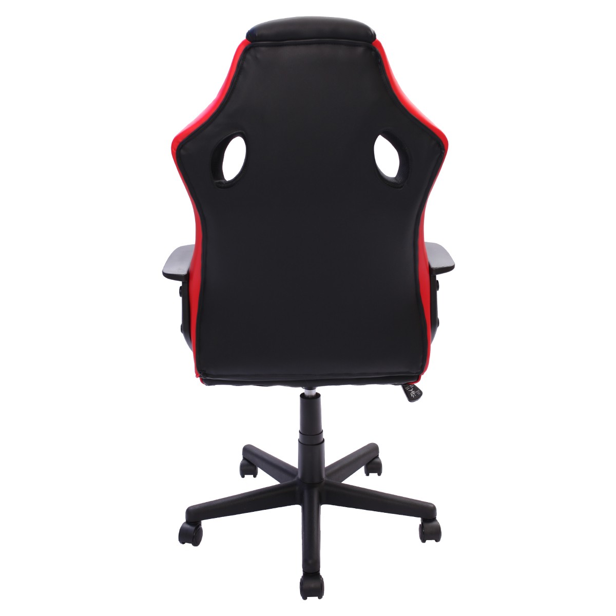 Cadeira Gamer S1 Barata Giratória com Ajuste de Altura Office Setup Game Eaglex Cor Vermelha