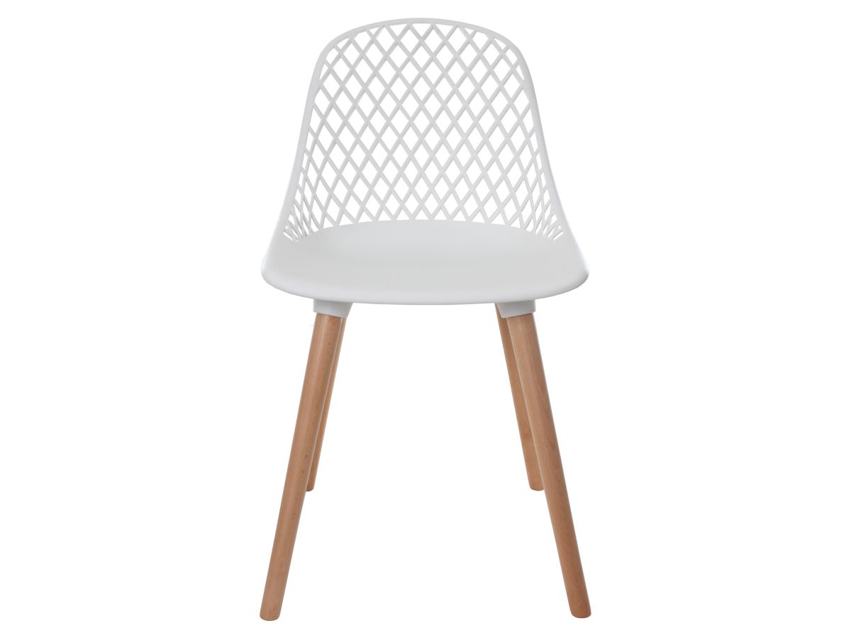 Cadeira Para Mesa Sala De Jantar Charles Eames Eiffel Vision Branca