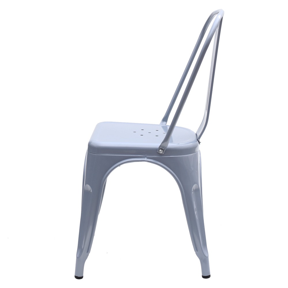 Cadeira Tolix Iron Industrial Cinza