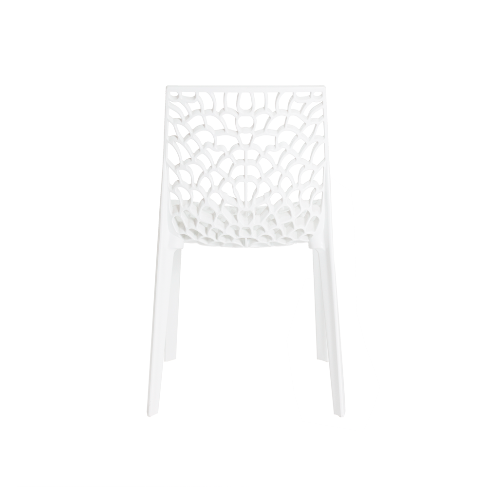 Kit 2 Cadeiras De Jantar Gruvyer Design Branco Com Inmetro