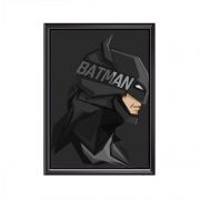 Quadro Poster Minimalista Face  Batman