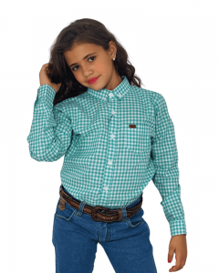 Camisa Ranch Wear Infantil Manga Longa CIRWML002