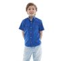 Camisa TXC Infantil Manga Curta 2712CI Azul